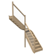 Escalier quart tournant milieu