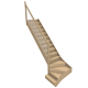 Escalier quart tournant bas