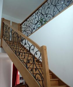escalier bois rembarde design gamme prestige